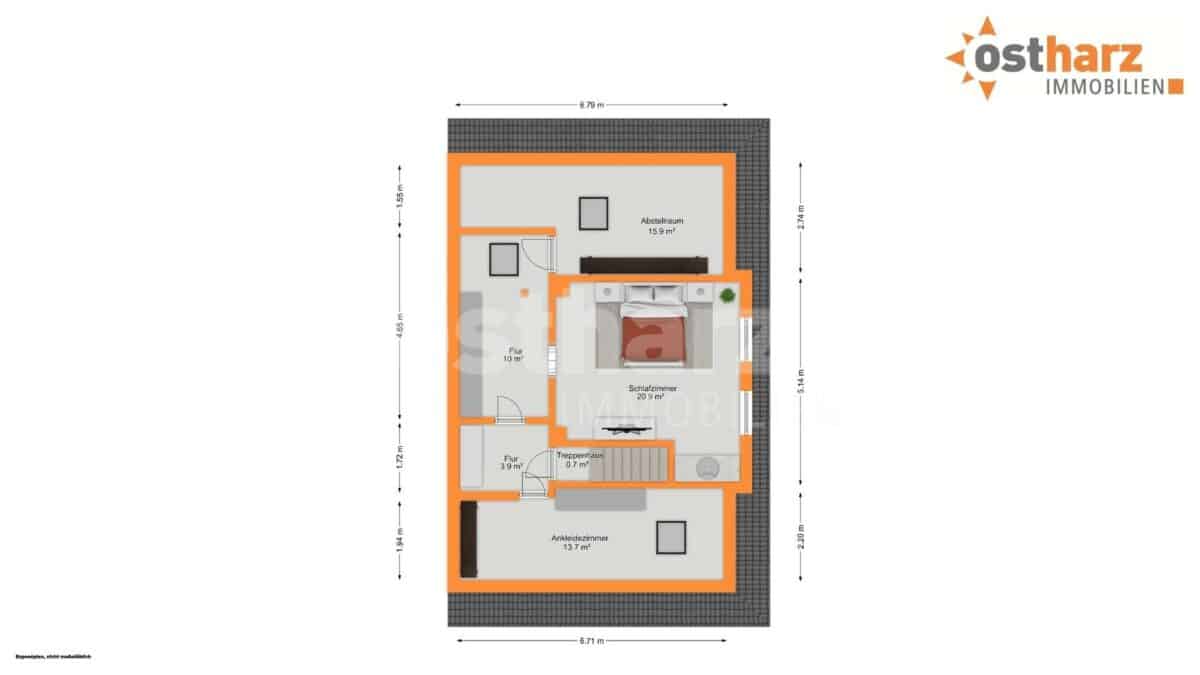 Grundriss Dachgeschoss