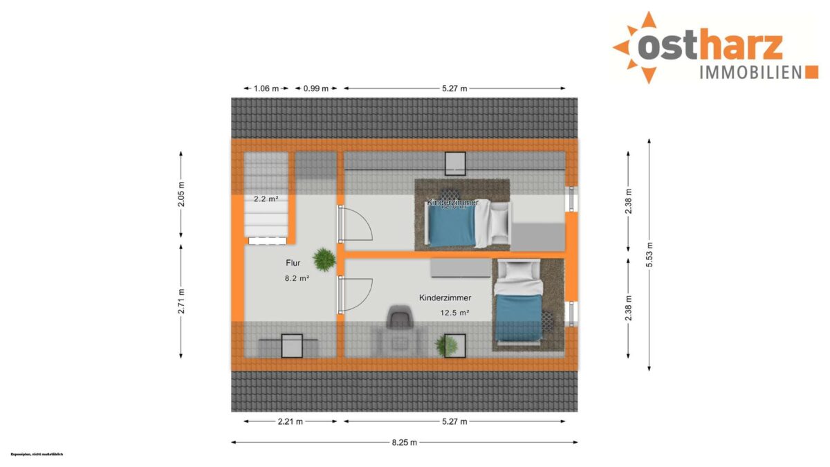 Grundriss Dachgeschoss