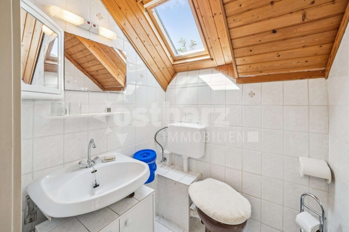 WC im Dachgeschoss